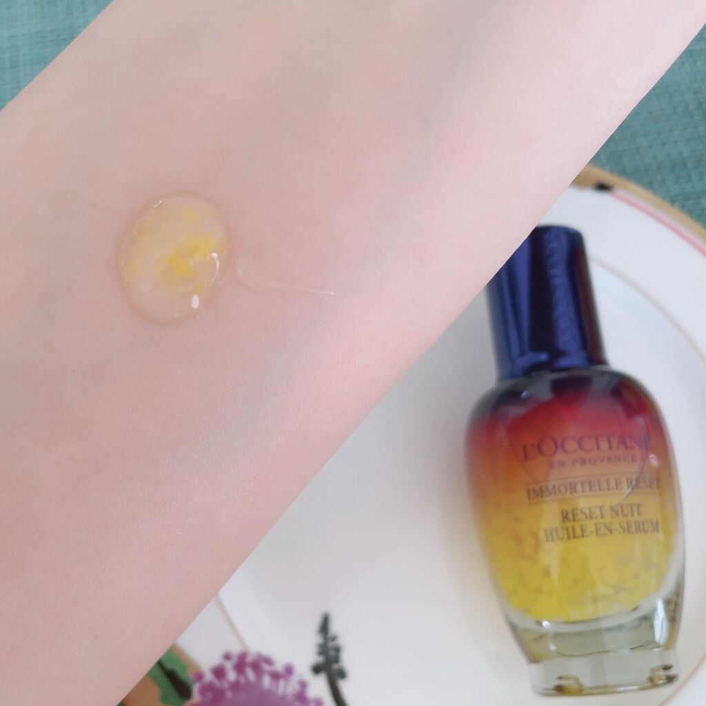 イモーテル オーバーナイトリセットセラム/L'OCCITANE/美容液を使ったクチコミ(5枚目)