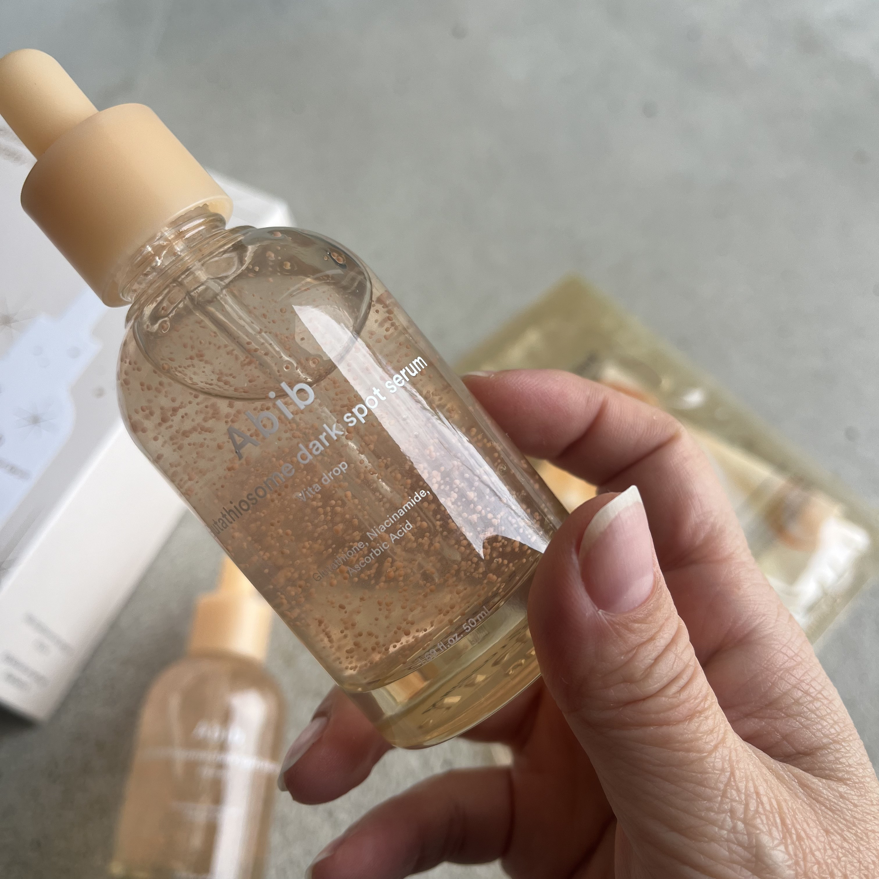 アビブ　グルタチオンソームダークスポットセラムビタドロップ/Abib /美容液を使ったクチコミ（2枚目）