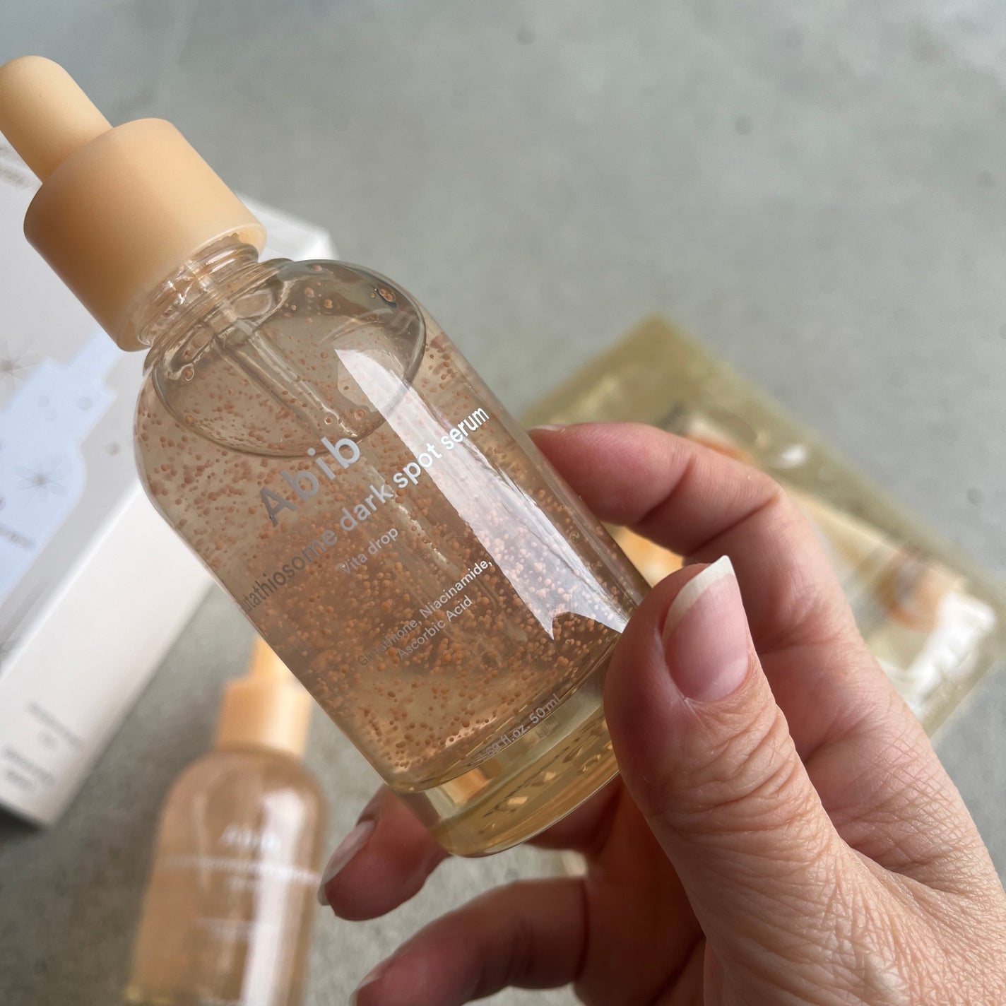 アビブ グルタチオンソームダークスポットセラムビタドロップ/Abib /美容液を使ったクチコミ(2枚目)