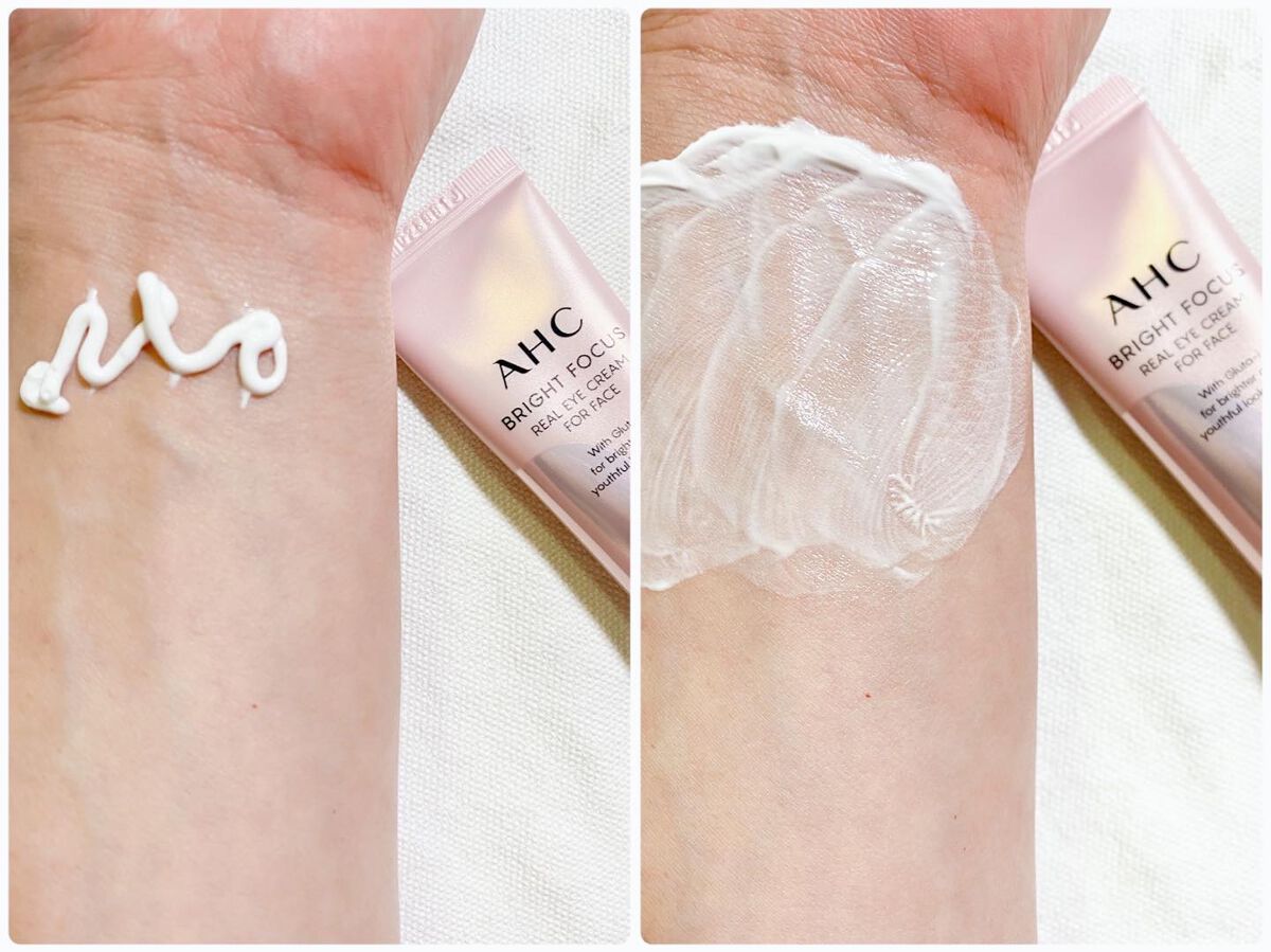 ブライト フォーカス リアル アイクリーム フォーフェイス/AHC/アイケア・アイクリームを使ったクチコミ（3枚目）
