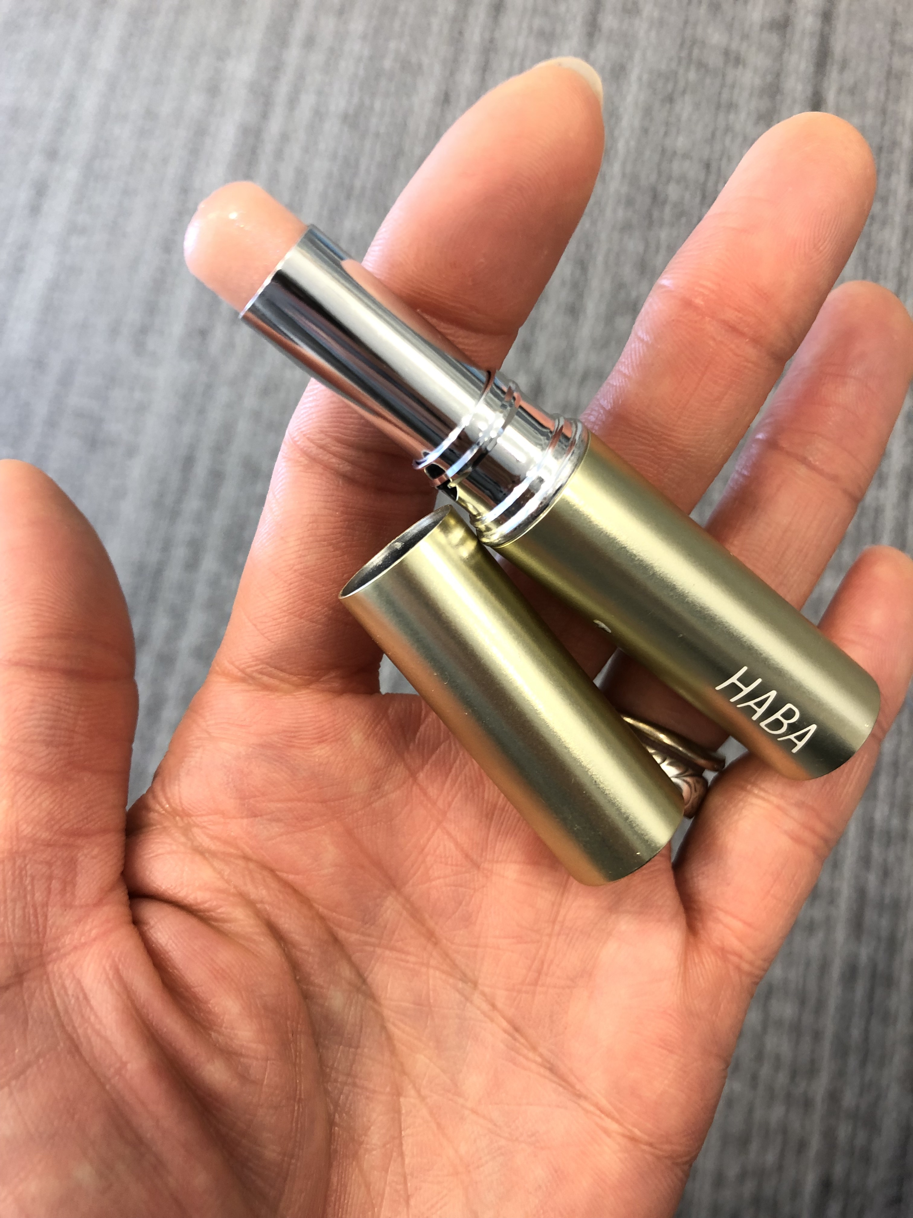 スリムグロッシーリップ/HABA/リップグロスを使ったクチコミ（2枚目）