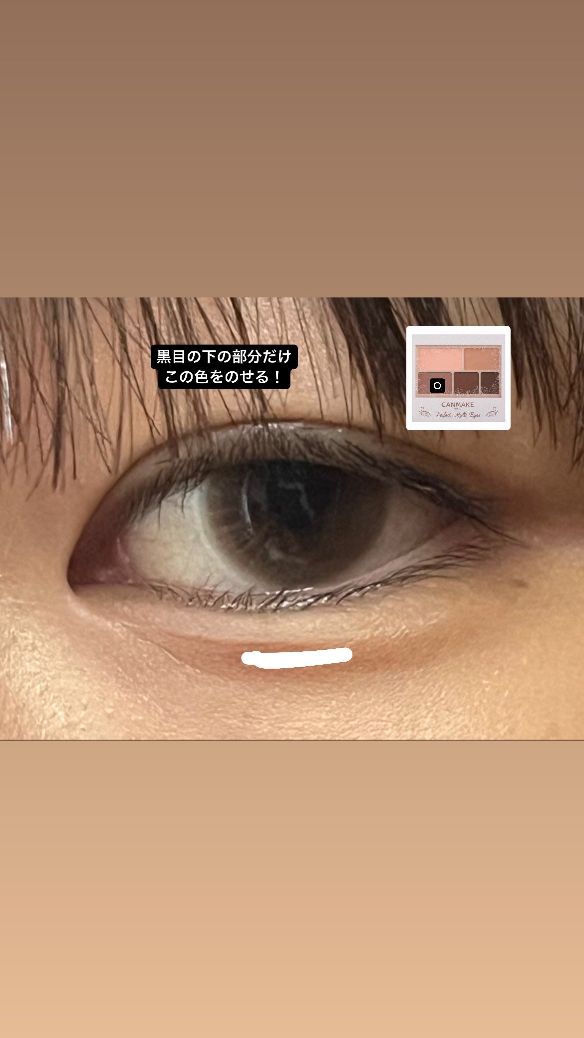 パーフェクトマルチアイズ/キャンメイク/アイシャドウパレットを使ったクチコミ(6枚目)