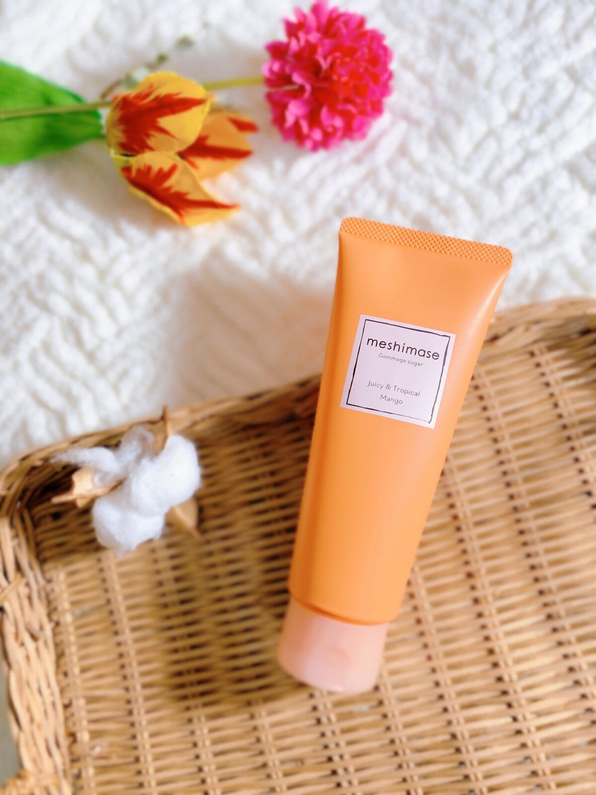 ゴマージュシュガー マンゴー/meshimase/ボディスクラブを使ったクチコミ(3枚目)