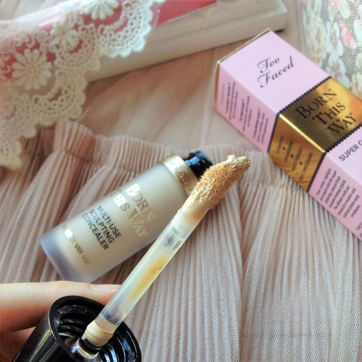 ボーン ディス ウェイ スーパー カバレッジ コンシーラー/Too Faced/リキッドコンシーラーを使ったクチコミ（3枚目）