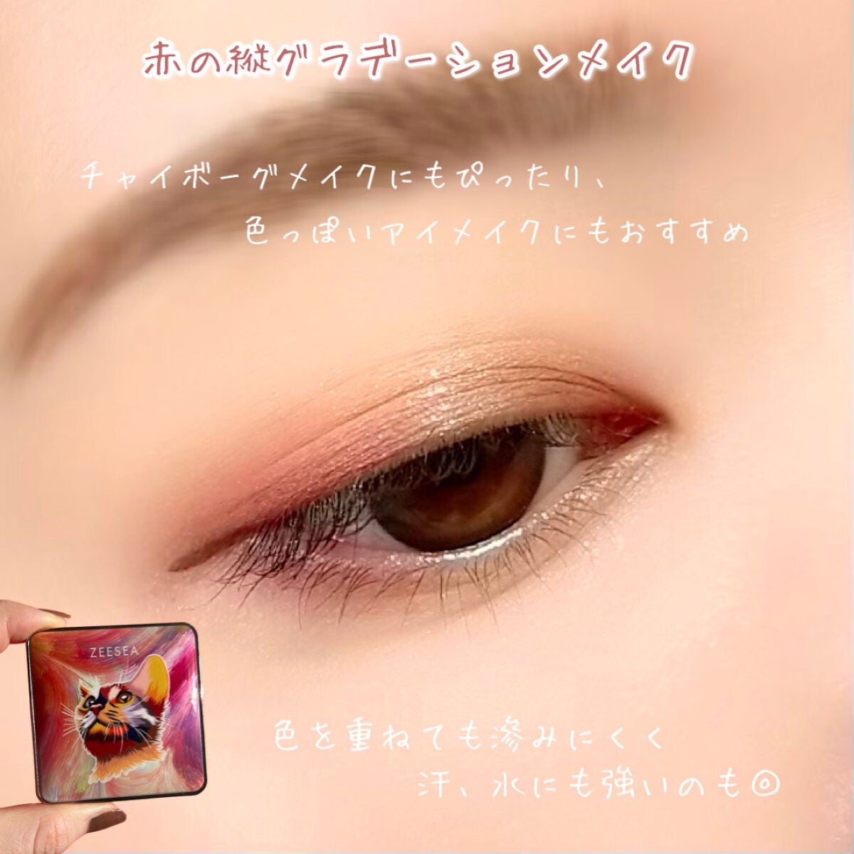 アニマルアイシャドウ(4シェード)/ZEESEA/アイシャドウパレットを使ったクチコミ(6枚目)