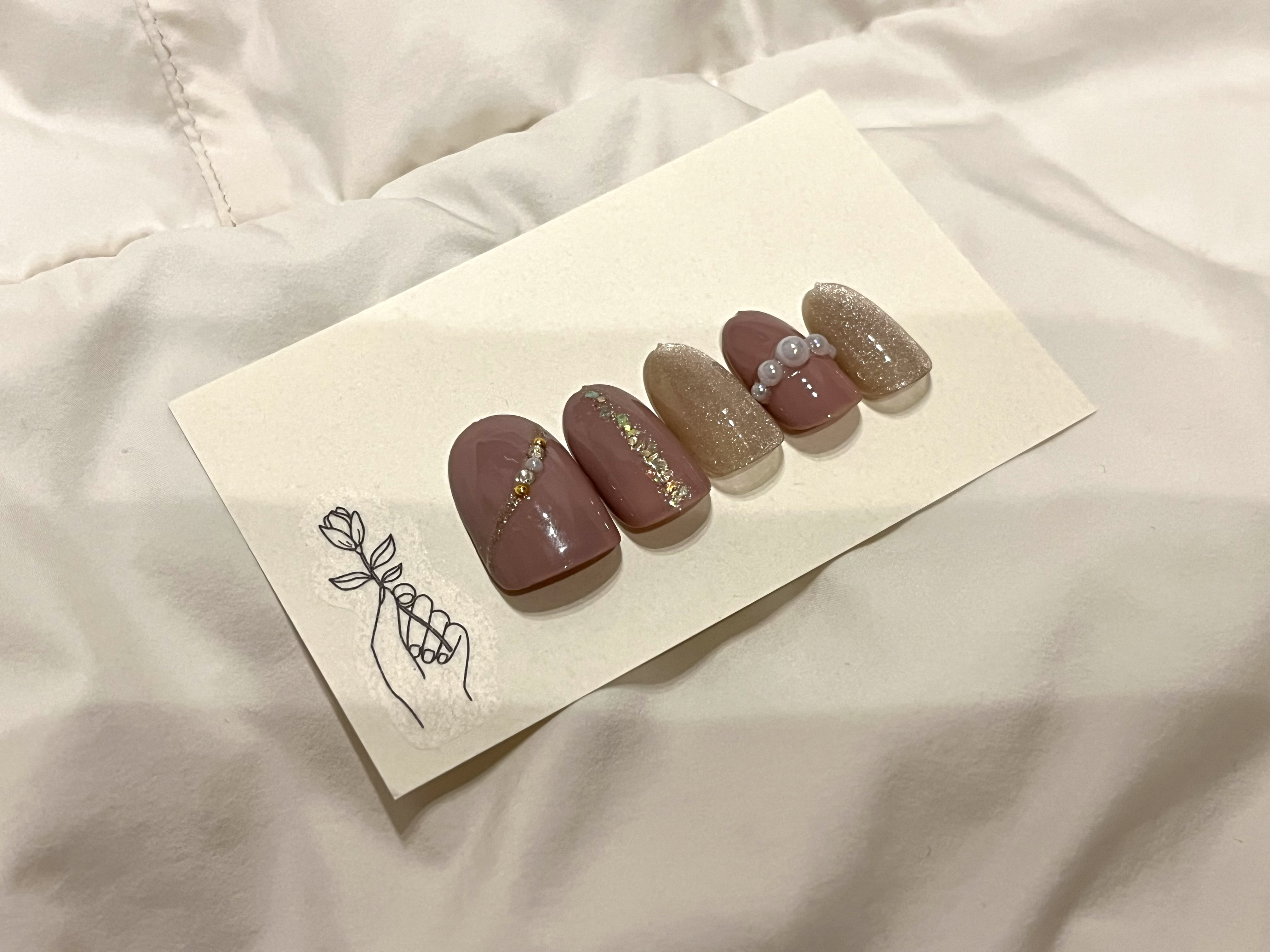 ジェルネイル（ライト対応）/セリア/ジェルネイルを使ったクチコミ（1枚目）