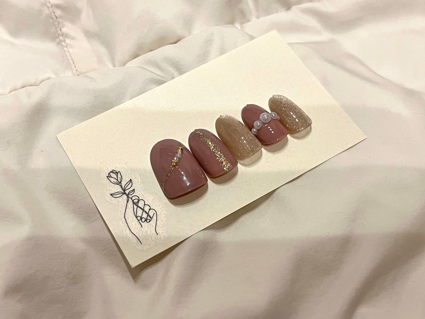 ジェルネイル(ライト対応)/セリア/ジェルネイルを使ったクチコミ(1枚目)