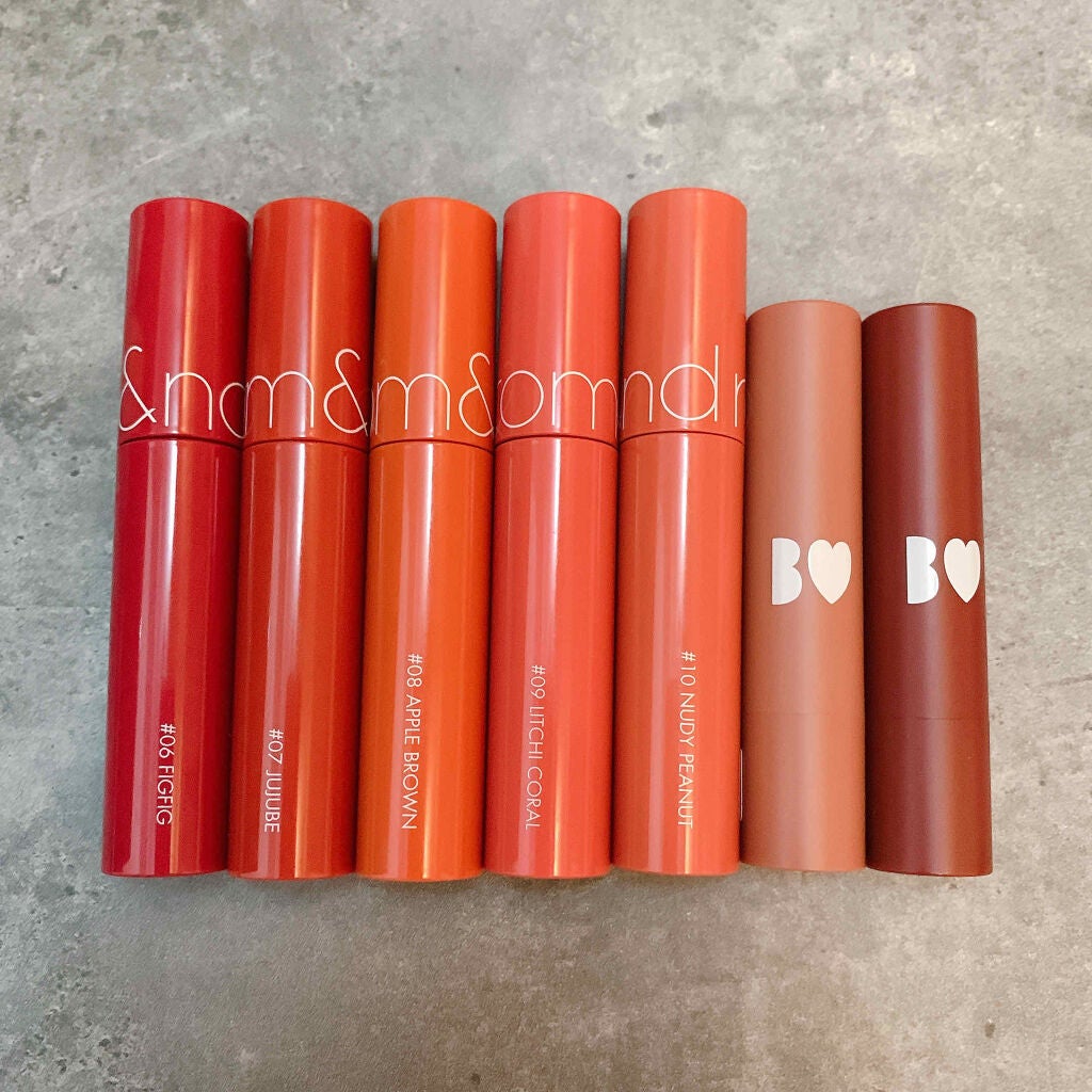 ジューシーラスティングティント/rom&nd/リップティントを使ったクチコミ(1枚目)