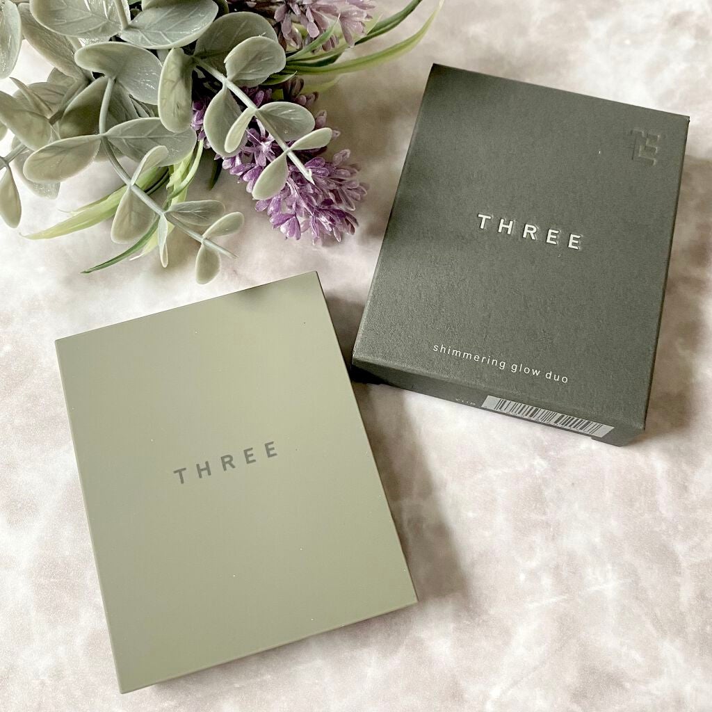 THREE シマリング グロー デュオ/THREE/クリームハイライトを使ったクチコミ(5枚目)