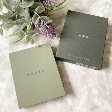 THREE シマリング グロー デュオ/THREE/クリームハイライトを使ったクチコミ(5枚目)