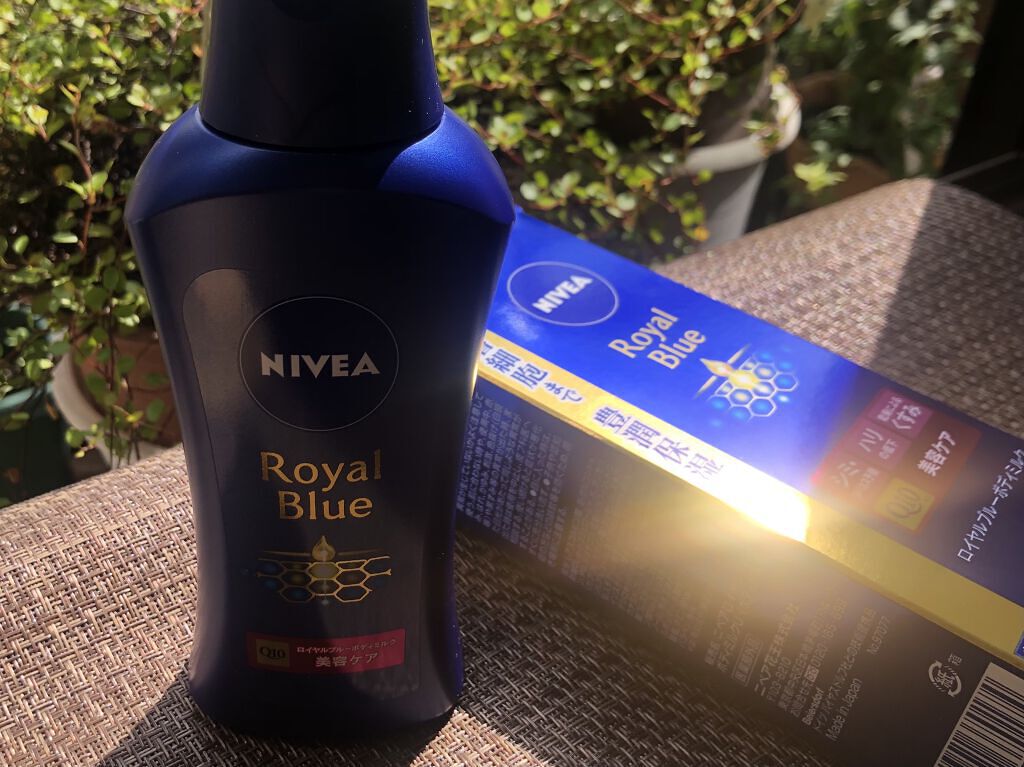 ニベア ロイヤルブルーボディミルク 美容ケア/ニベア/ボディミルクを使ったクチコミ（1枚目）