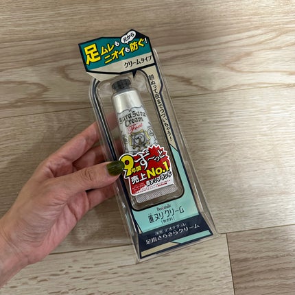 薬用足指さらさらクリーム/デオナチュレ/デオドラント・制汗剤を使ったクチコミ(1枚目)