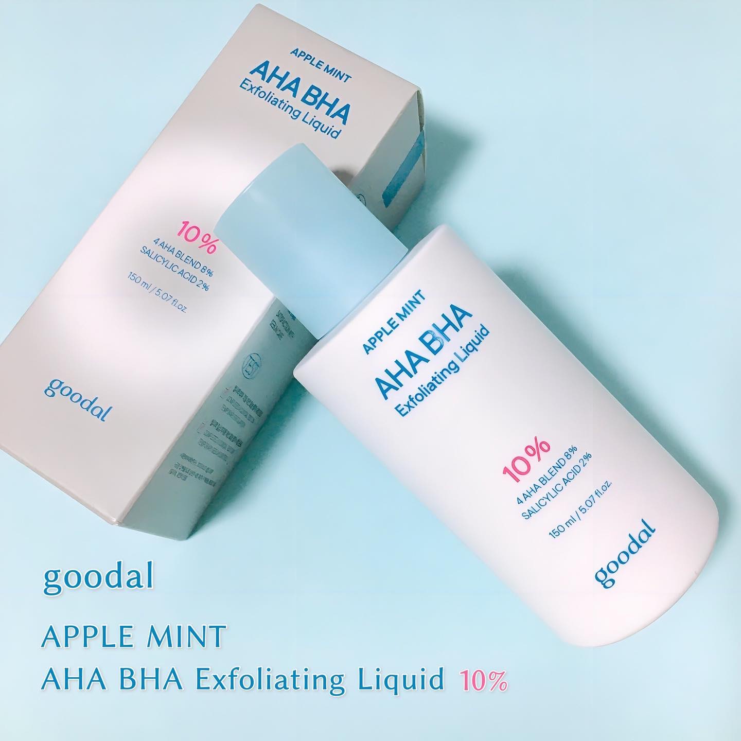 アップルミント AHA・BHA 10％リキッド/goodal/化粧水を使ったクチコミ（1枚目）