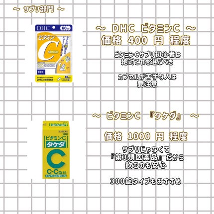 DHC ビタミンCハードカプセル/DHC/美容サプリメントを使ったクチコミ(3枚目)