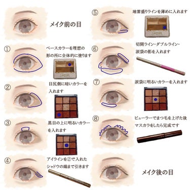 UR GLAM　BLOOMING EYE COLOR PALETTE/U R GLAM/パウダーアイシャドウを使ったクチコミ（2枚目）