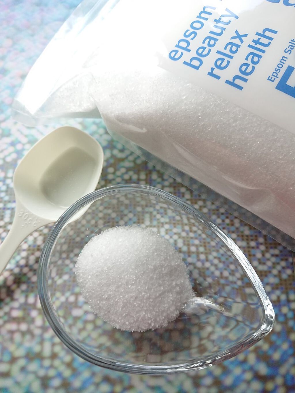 シークリスタルス エプソムソルト オリジナル/sea crystals/無機塩系入浴剤を使ったクチコミ(3枚目)
