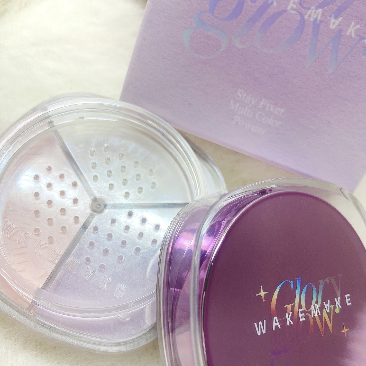 ステイフィクサーマルチカラーパウダー/wakemake/ルースパウダーを使ったクチコミ(2枚目)