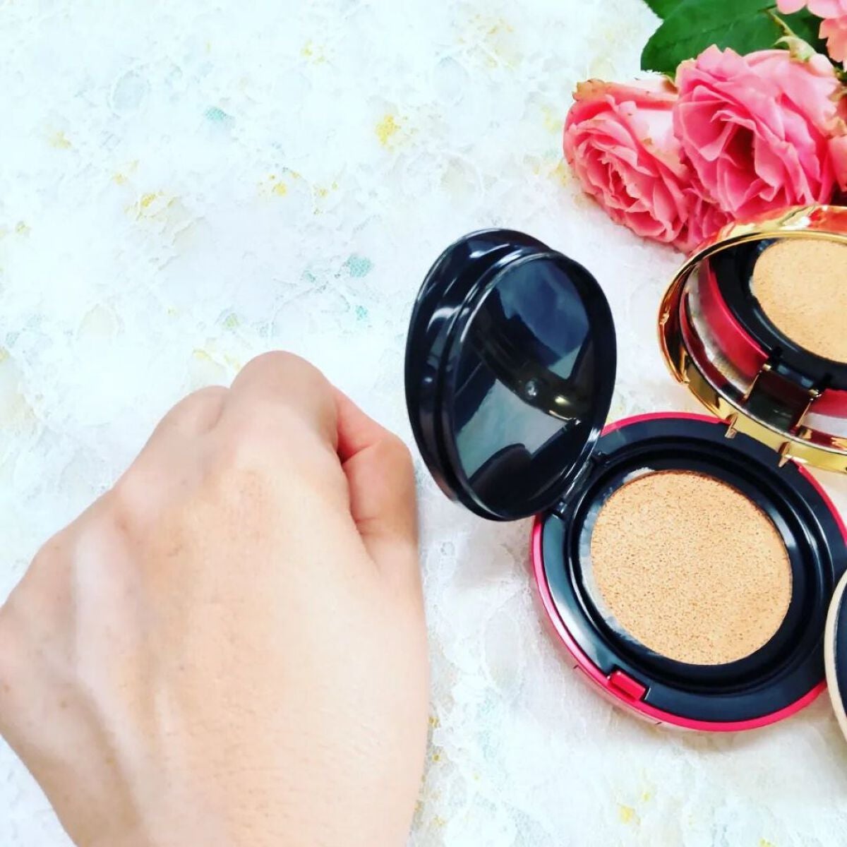 アルーチェルーチェ クッションファンデーション/Aluce luce/クッションファンデーションを使ったクチコミ(3枚目)