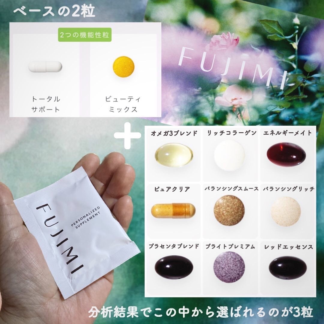 パーソナライズサプリメント「FUJIMI(フジミ)」/FUJIMI/健康サプリメントを使ったクチコミ(4枚目)