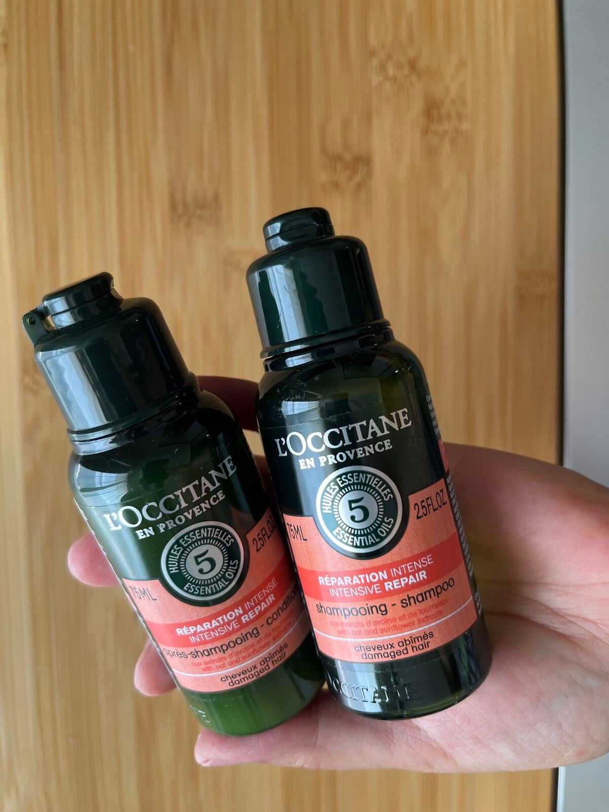 ファイブハーブスリペアリングシャンプー/コンディショナー/L'OCCITANE/シャンプー・コンディショナーを使ったクチコミ(1枚目)