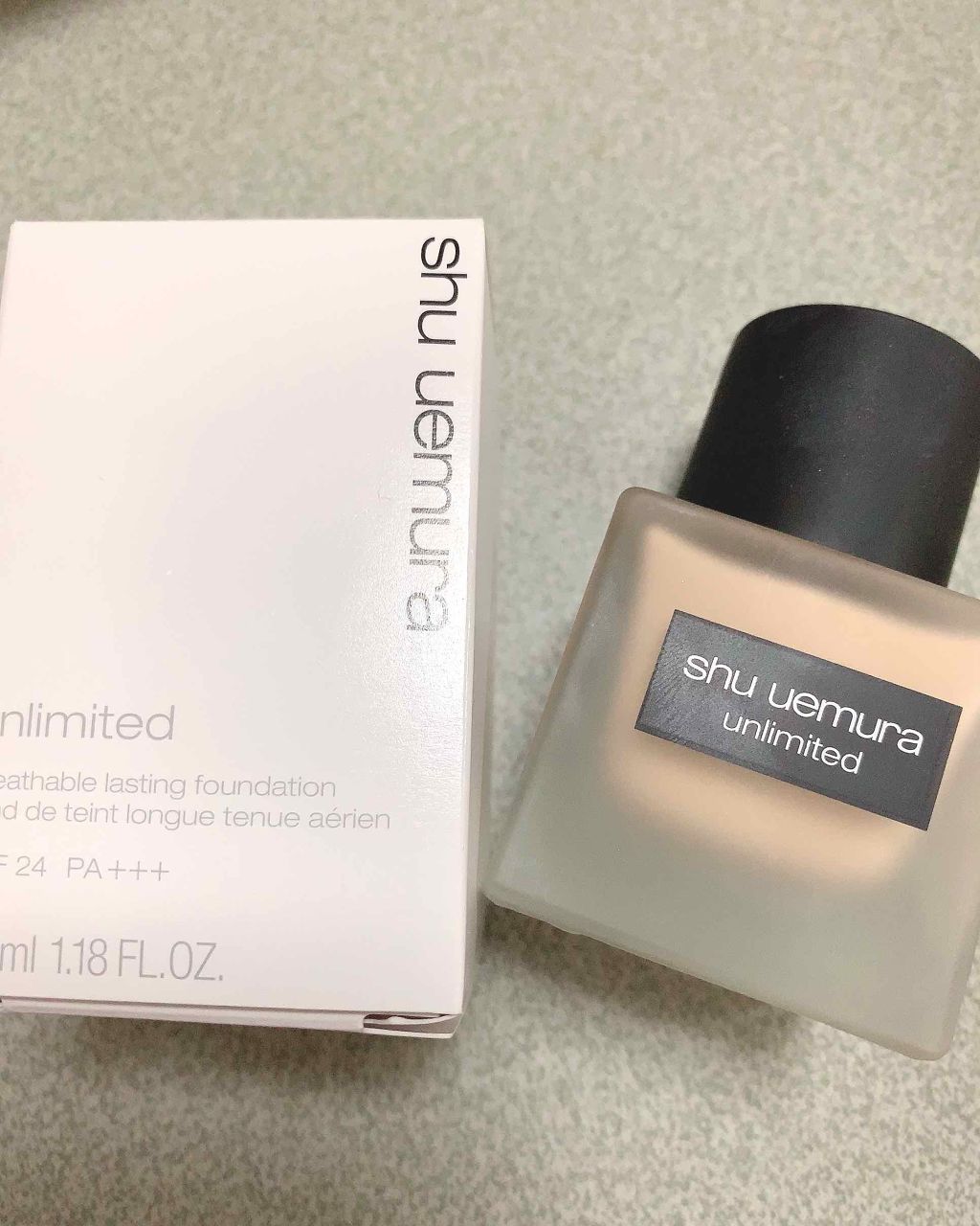 (旧)アンリミテッド ラスティング フルイド/shu uemura/リキッドファンデーションを使ったクチコミ(1枚目)