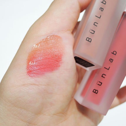 カラーウェイベルベットリップティント/BUNLAB/リップティントを使ったクチコミ(5枚目)