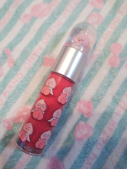 カカオフレンズ フードライアン&アピーチ ブロッサムティント/THE FACE SHOP/リップティントを使ったクチコミ(1枚目)