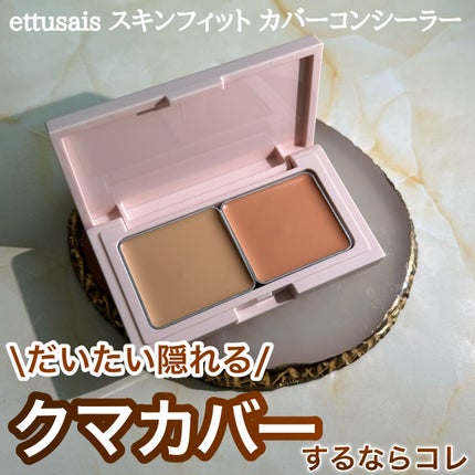 エテュセ スキンフィット カバーコンシーラー/ettusais/クリームコンシーラーを使ったクチコミ(1枚目)