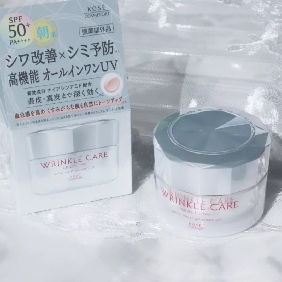 リンクルケア ホワイト モイストジェルクリーム UV/グレイスワン/オールインワン化粧品を使ったクチコミ（1枚目）