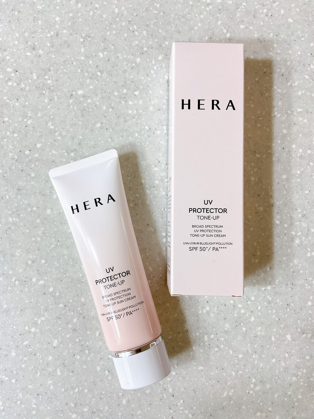 UVプロテクター トーンアップ/HERA/日焼け止めクリームを使ったクチコミ（1枚目）