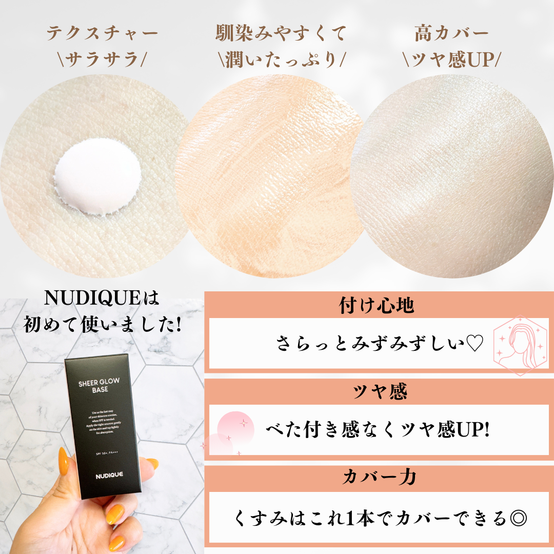 シアーグローベース/NUDIQUE/化粧下地を使ったクチコミ(2枚目)