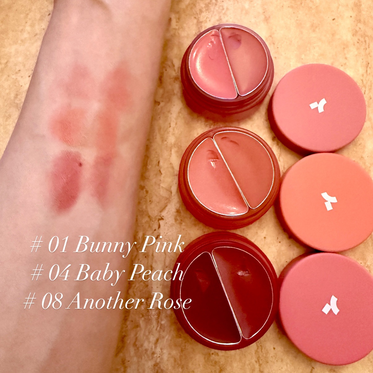 チークトーン リップ＆チーク デュオバーム/TONYMOLY/口紅を使ったクチコミ（1枚目）