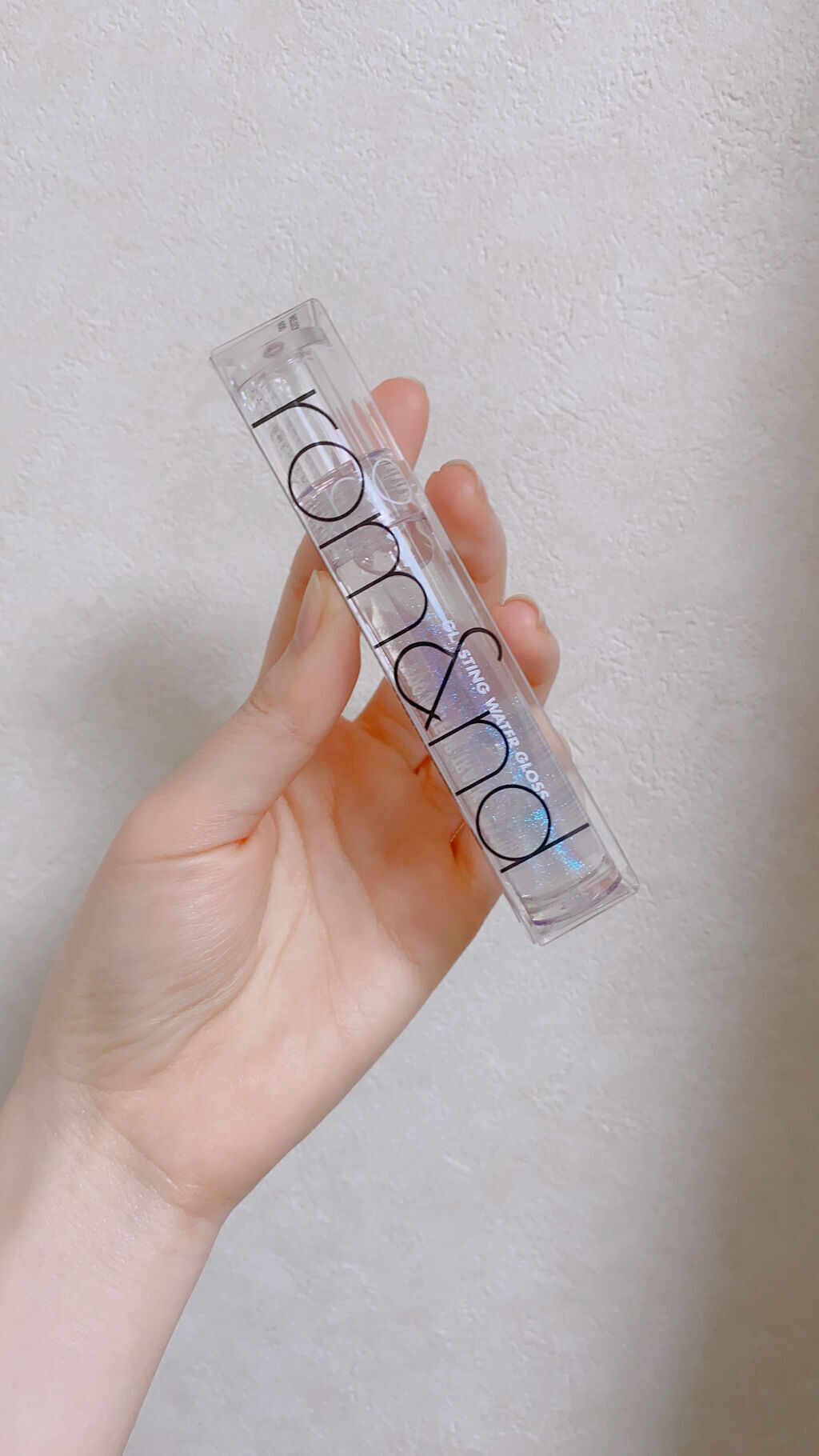 グラスティングウォーターグロス/rom&nd/リップグロスを使ったクチコミ（1枚目）