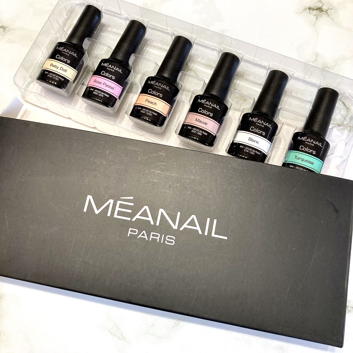 ジェルネイル6色セット/meanail/ジェルネイルを使ったクチコミ（3枚目）