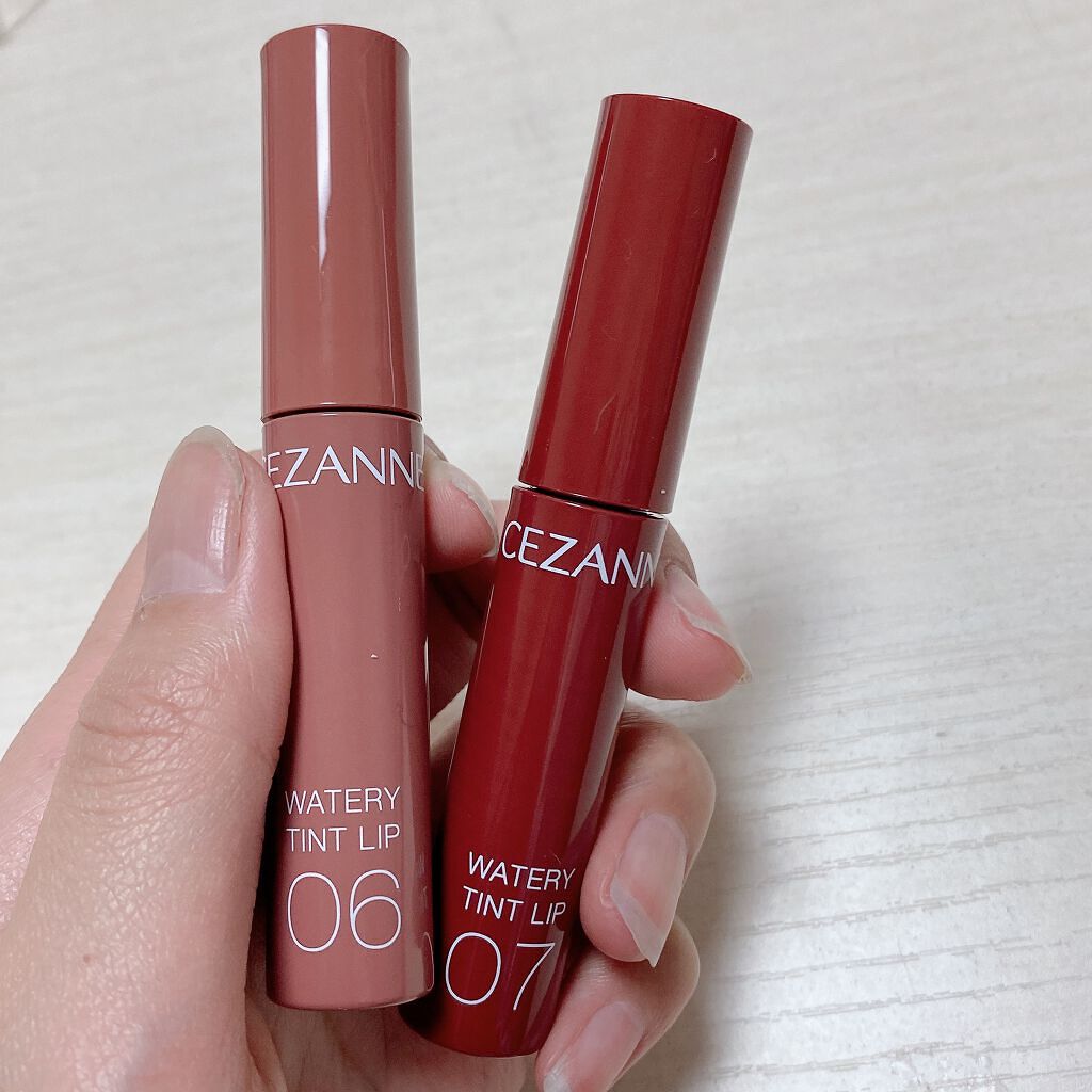 ウォータリーティントリップ/CEZANNE/リップティントを使ったクチコミ（2枚目）
