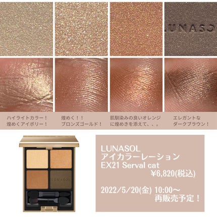 アイカラーレーション/LUNASOL/アイシャドウパレットを使ったクチコミ(2枚目)