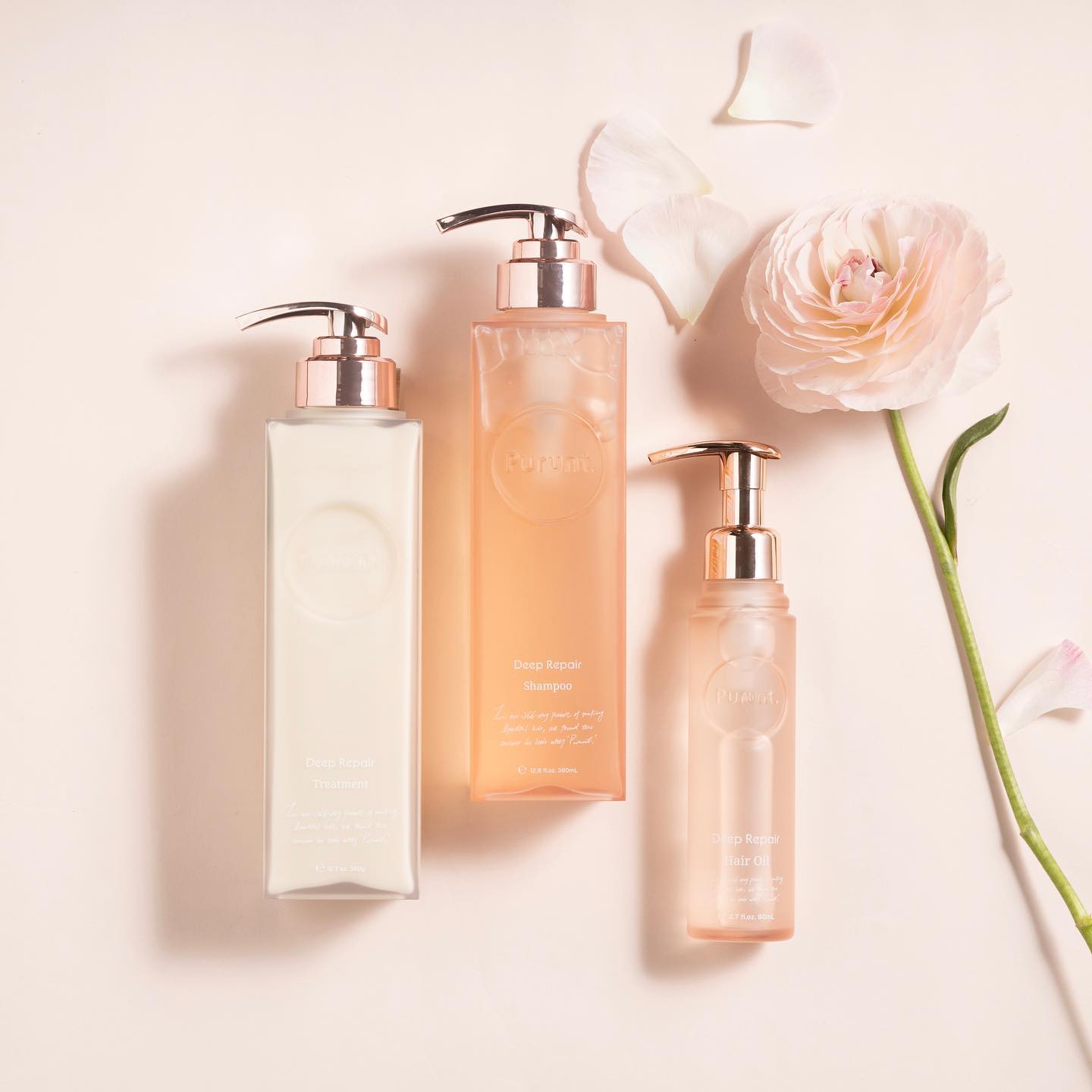 プルント ディープリペア美容液シャンプー／トリートメント/Purunt./市販シャンプーを使ったクチコミ（1枚目）
