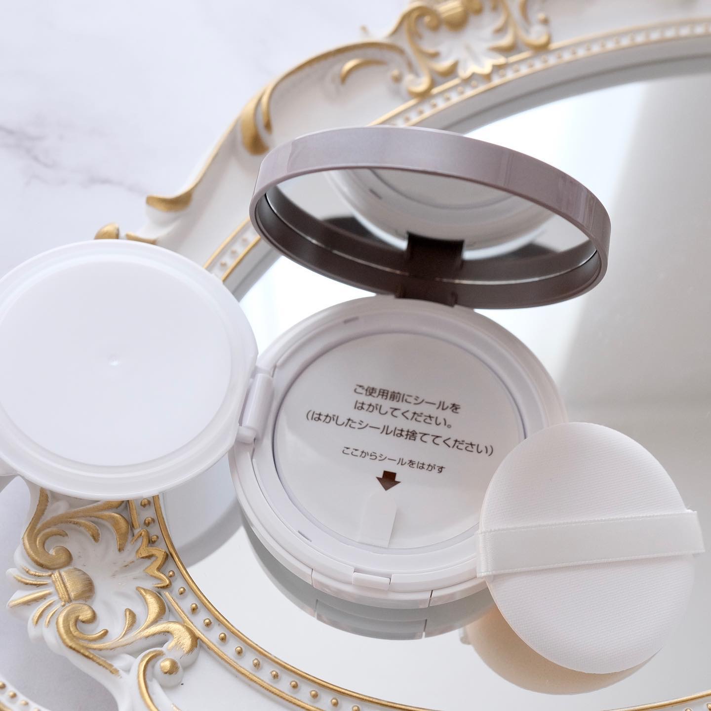 グロウ＆カバークッションファンデーション ピンクナチュラル/パーフェクトワン/クッションファンデーションを使ったクチコミ（3枚目）