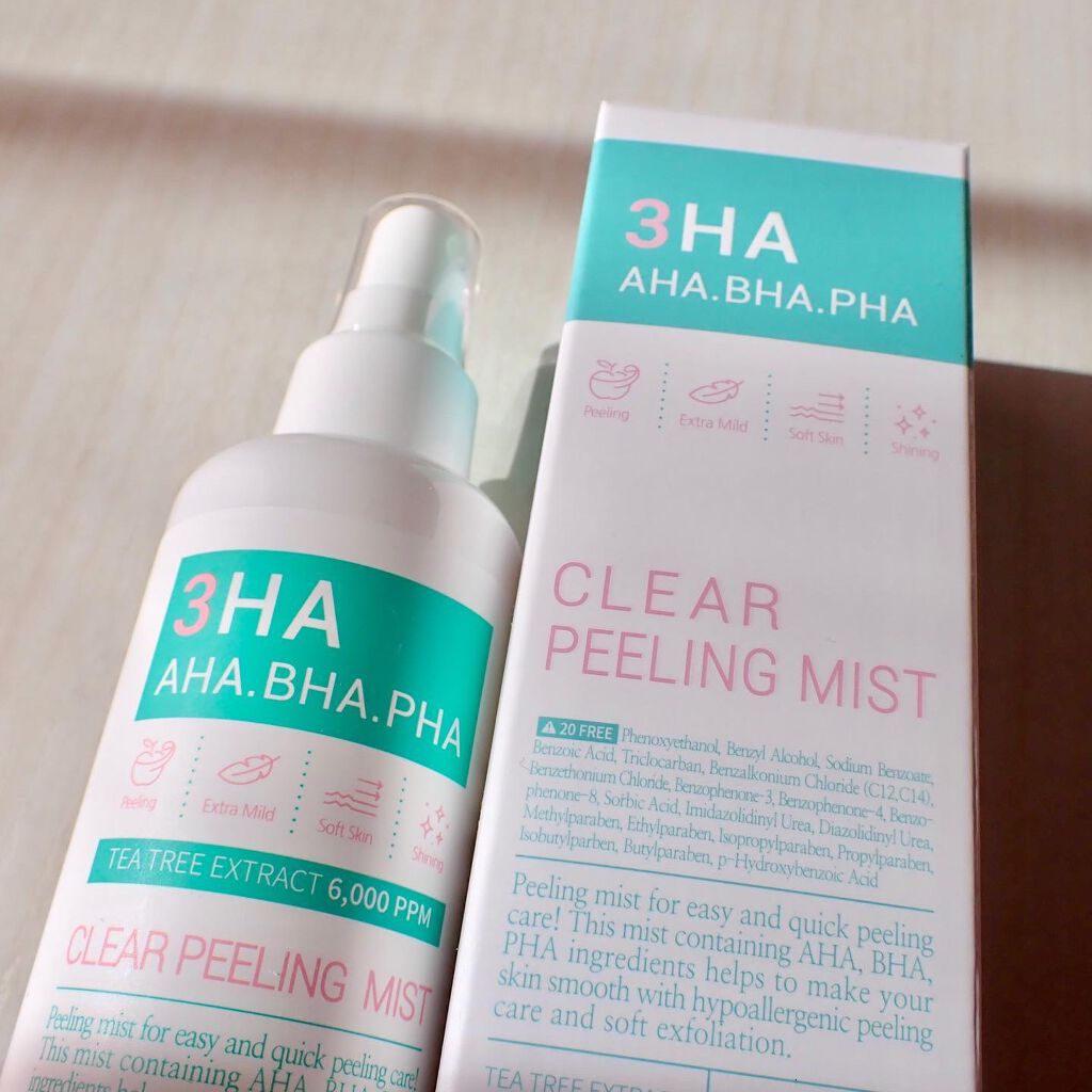 3HA CLEAR PEELING MIST/ESFOLIO/ピーリングを使ったクチコミ（2枚目）
