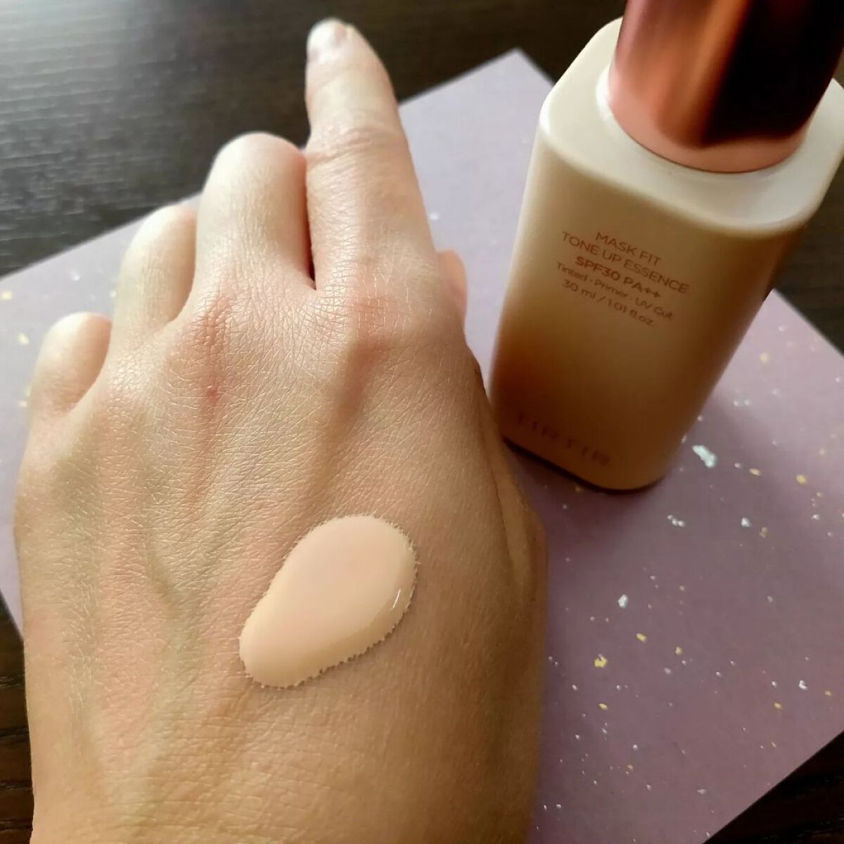 マスクフィットトーンアップエッセンス/TIRTIR(ティルティル)/化粧下地を使ったクチコミ(3枚目)