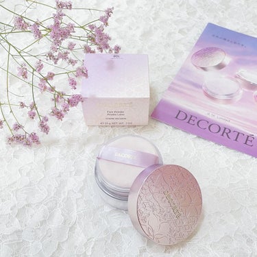 本日コスメデコルテから発売された限定のフェイスパウダーを購入してきました💞

♡DECORTÉ
　フェイスパウダー
　101 horizon
　108 before evening
　限定2色(20g)