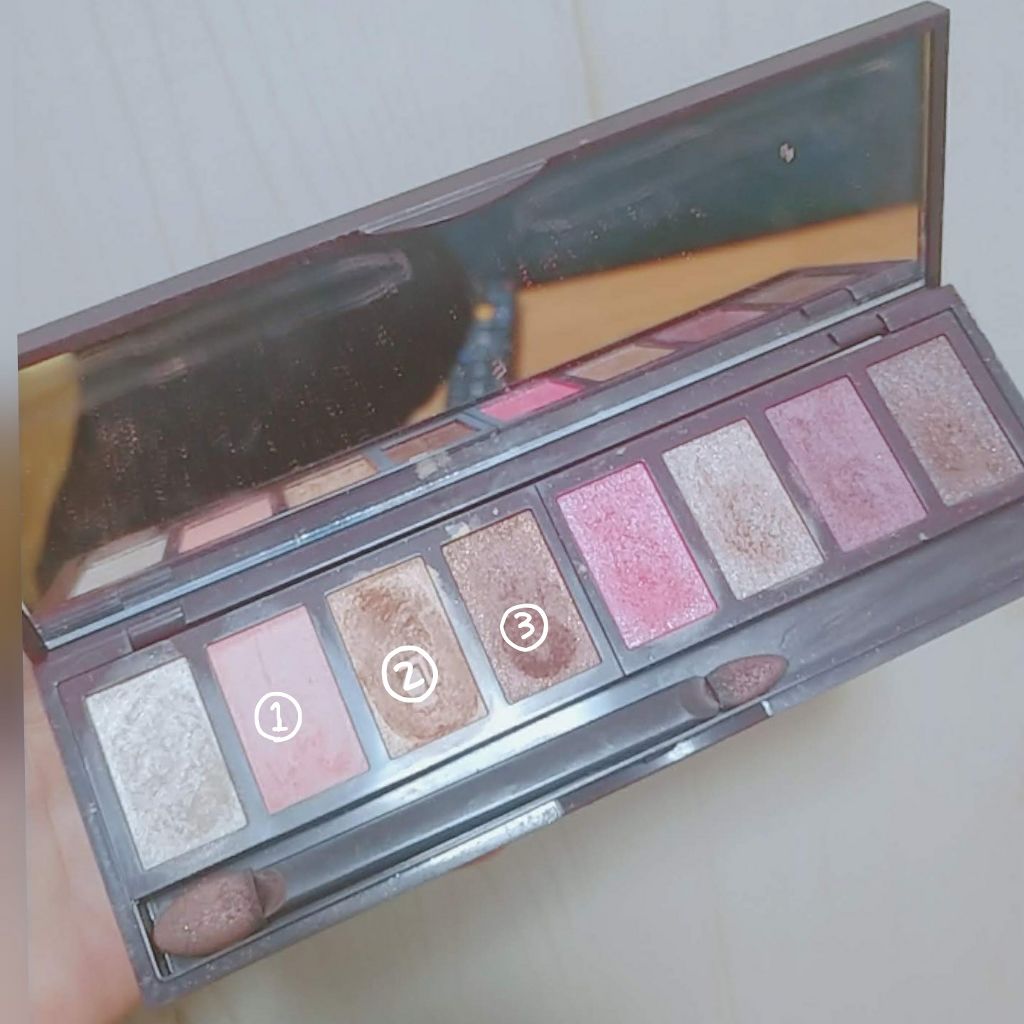 グラマラスリッチ アイパレット (クリスマスコフレ 2018)/Visée/メイクアップキットを使ったクチコミ(2枚目)
