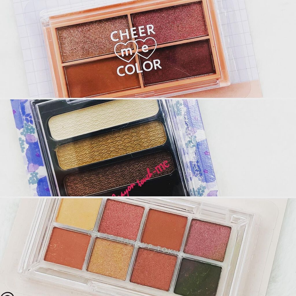 GENE TOKYO リラクシーアイシャドウ/DAISO/アイシャドウパレットを使ったクチコミ(4枚目)