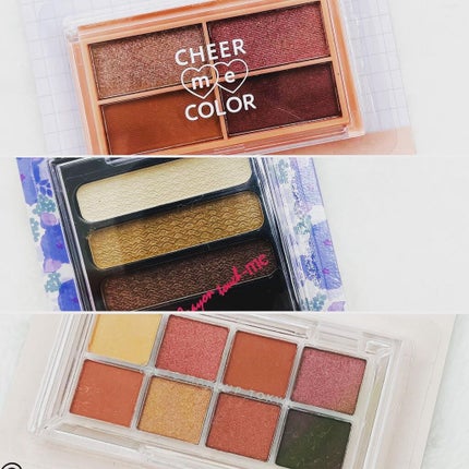 GENE TOKYO リラクシーアイシャドウ/DAISO/アイシャドウパレットを使ったクチコミ(4枚目)