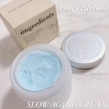 Slow Aging Cream /Ongredients/フェイスクリームを使ったクチコミ（1枚目）