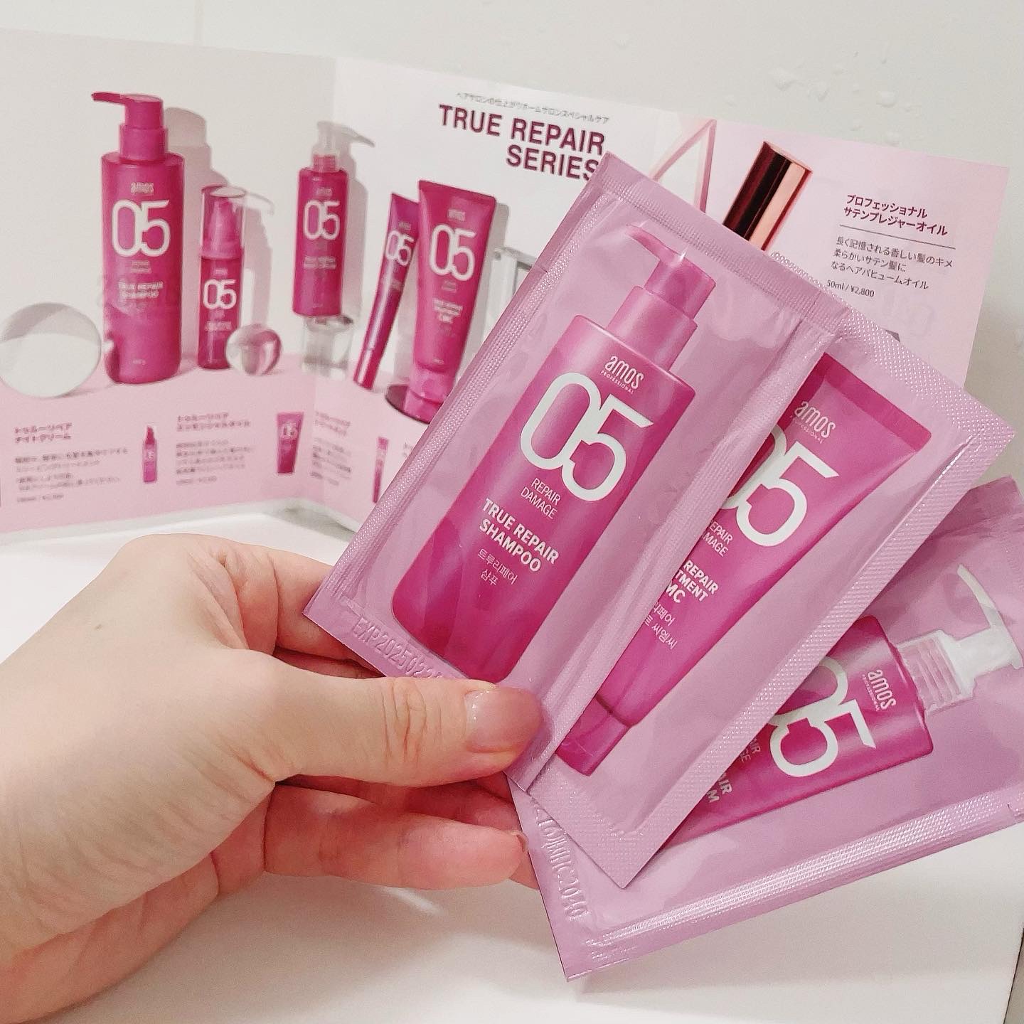 トゥルーリペア　シャンプー/amos PROFESSIONAL/サロンシャンプーを使ったクチコミ（1枚目）