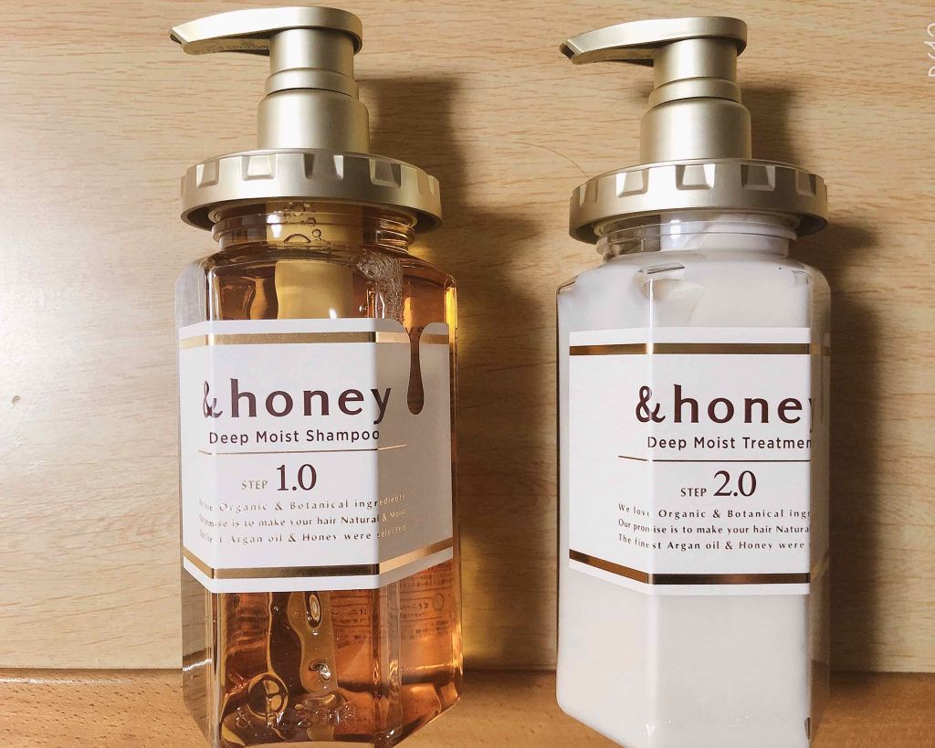 ディープモイスト シャンプー1.0/ヘアトリートメント2.0/&honey/市販シャンプーを使ったクチコミ(1枚目)