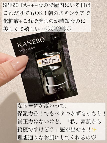 クリーム イン デイ/KANEBO/フェイスクリームを使ったクチコミ(2枚目)