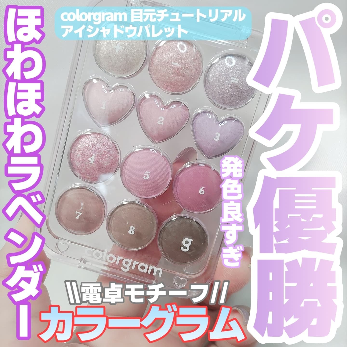 目元チュートリアルアイパレット/Colorgram/アイシャドウパレットを使ったクチコミ（1枚目）