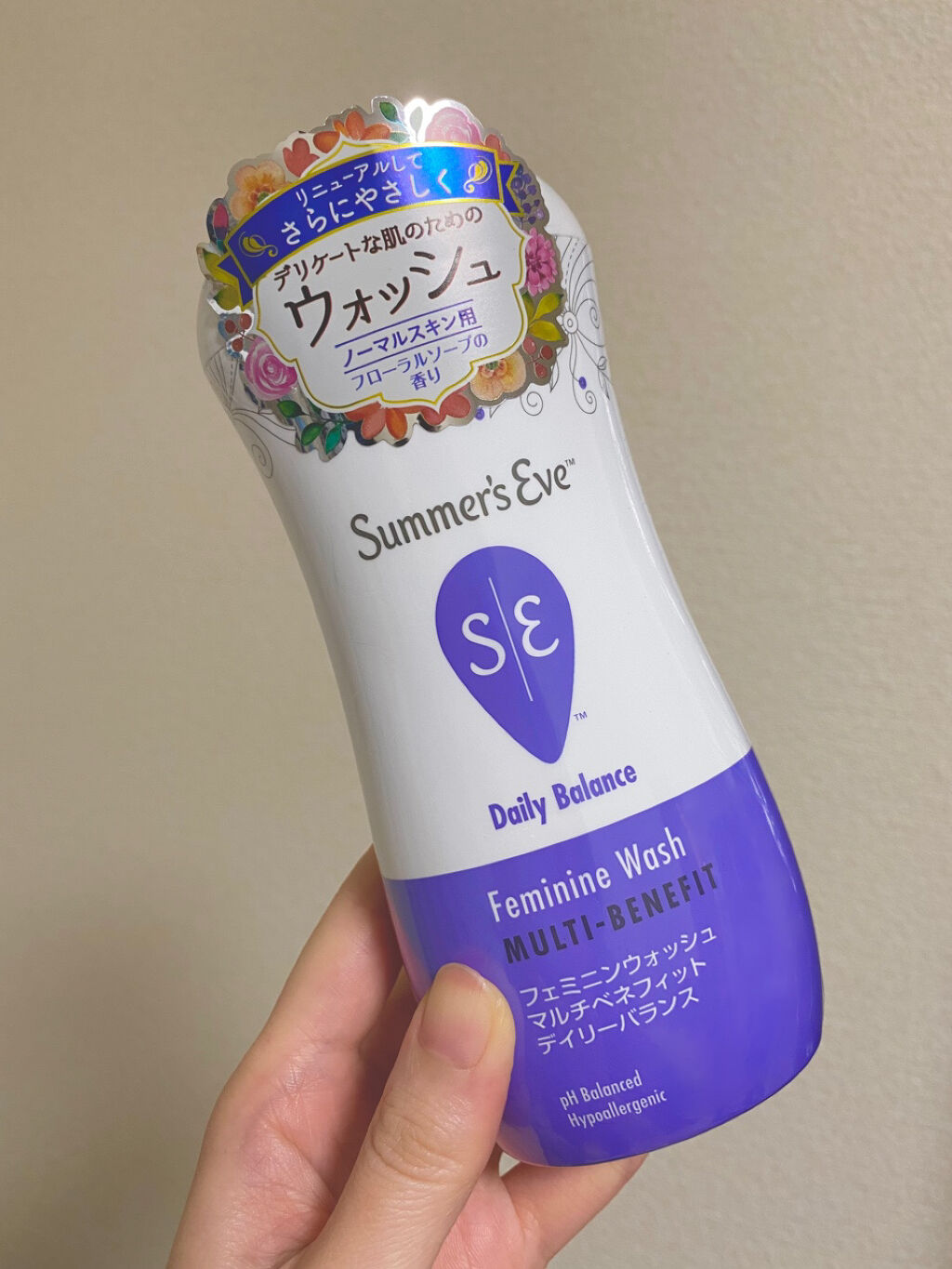 フェミニンウォッシュ マルチベネフィット デイリーバランス/Summer's Eve(サマーズイブ)/デリケートゾーンケアを使ったクチコミ（1枚目）